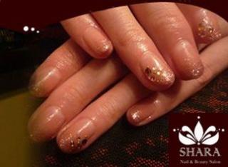 Nail Beauty Salon Shara 福生の美容 ネイル アットちらし